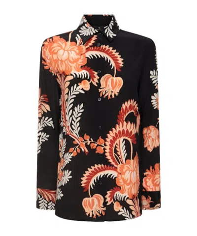 Etro Printing Long-sleeved Shirt In X0810
