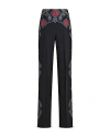 Etro Medallion Engineered Wide-leg Pants In Blue Print