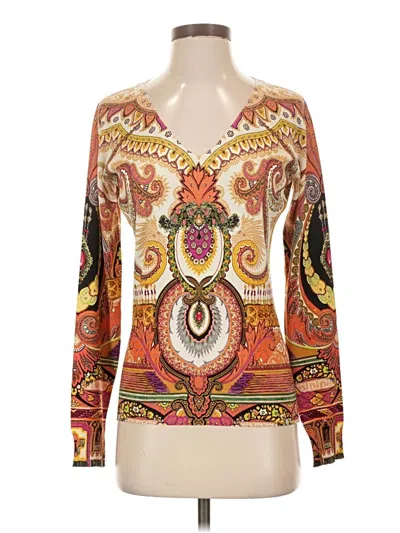 Pre-owned Etro Pullover Sweater In Orange