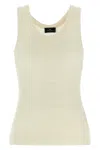 Etro Textured Knit Scoop Neck Sleeveless Top In Neutral