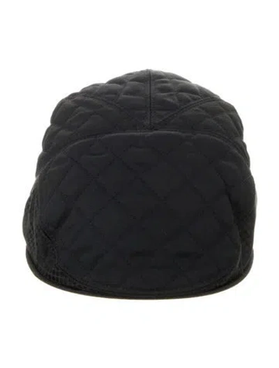 Pre-owned Etro Quilt Stitched Newsboy Cap In Blue