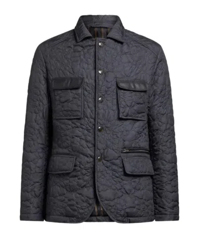 ETRO QUILTED JACKET WITH POCKETS
