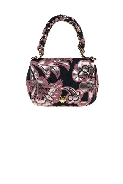 Etro Quilted Jacquard Fabric Mini Bag In Pattern