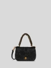 Etro , Quilted Small Bond Bag, Woman, Black In Black