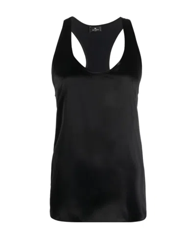 Etro Racerback Vest Top In Black