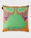 Etro Rajasthan Decorative Pillow, 18" Square In Multicolor