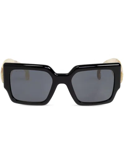 Etro Rectangle-frame Sunglasses In 黑色