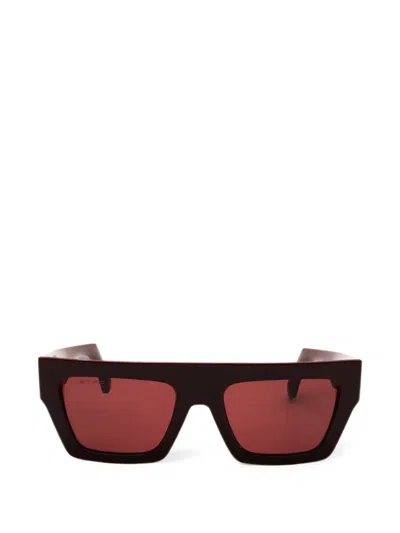 Etro Rectangle-frame Sunglasses In Brown
