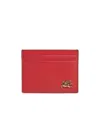 Etro Rectangular Card Bag In Red