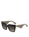 Etro Rectangular Sunglasses, 58mm In Black