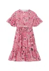Etro Paisley-print Dress In Pink