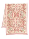 Etro Red Scarf In Neutral