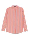 Etro Back Slit Striped Cotton Shirt