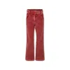 Etro Red Trousers For Girl With Logo In Red