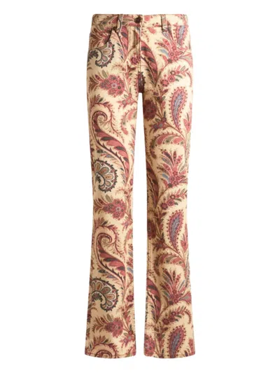 Etro Regular Fit Five-pocket Jeans For Women In Multi