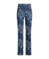 Etro Jeans Im Regular Fit Mit Jacquardmuster In Blue