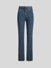 Etro Regular-fit Jeans With Side Band In Navy Blue