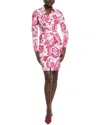 Etro Reiki Mini Dress In Pink