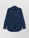 Etro Relaxed Button-down Collar Long Sleeve Shirt In Blue