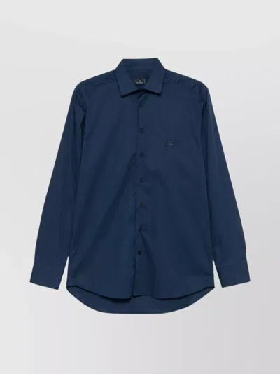 ETRO RELAXED BUTTON-DOWN COLLAR LONG SLEEVE SHIRT