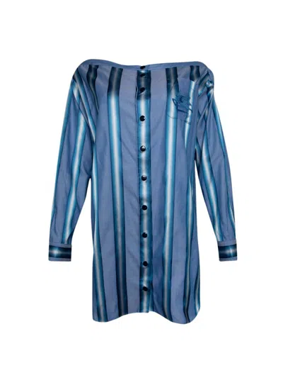 Etro Relaxed Fit Dress With Off-shoulder Design