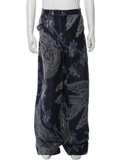 Pre-owned Etro Relaxed Fit Jeans In Blue