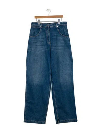 Pre-owned Etro Relaxed Fit Jeans In Blue