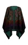 Etro Reversible Cape In Multi