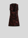 Etro , Reversible Jacquard Waistcoat, Woman, Black, Size 48 In Black