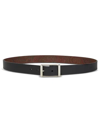 ETRO REVERSIBLE LEATHER BELT