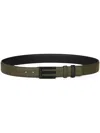 Etro Reversible Leather Belt In Green