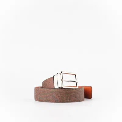 Etro Reversible Orange Belt