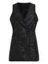 Etro Reversible Sleeveless Waistcoat In Black