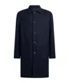 Etro Reversible Wool-blend Coat In Blue