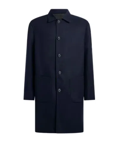 ETRO REVERSIBLE WOOL-BLEND COAT