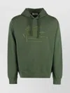 Etro Ribbed Cotton Hoodie With Drawstring