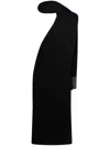 Etro Ribbed-knit Midi Dress In 黑色