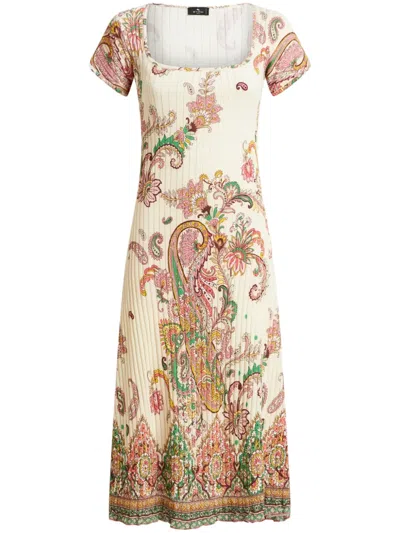 ETRO RIBBED MIDI DRESS