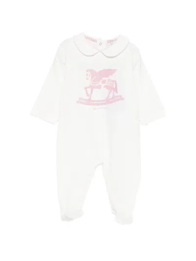 Etro Rocking-horse Print Babygrow Set Of Three In White