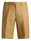 Etro Bermudas Roma Aus Einer Leinenmischung In Yellow