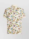 Etro Roma Floral Pattern Polo Shirt