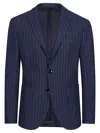 Etro Men's Basic Knit Blazer In Blu