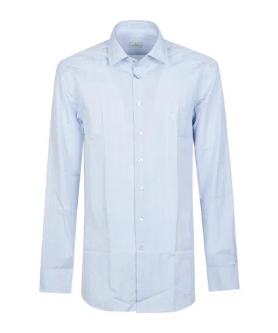 ETRO ROMA LONG SLEEVE LOGO SHIRT