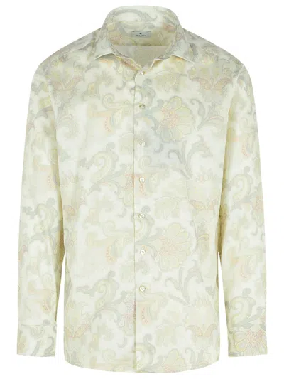 Etro 'roma' Multicolor Cotton Shirt Men