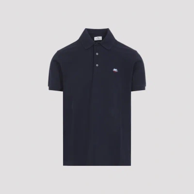 Etro Roma Plain Polo Xl In Multi