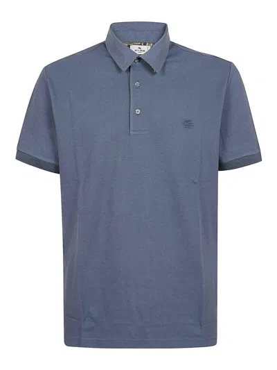 Etro Roma Polo In Light Blue