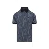 Etro Paisley Polo T-shirt In Blue