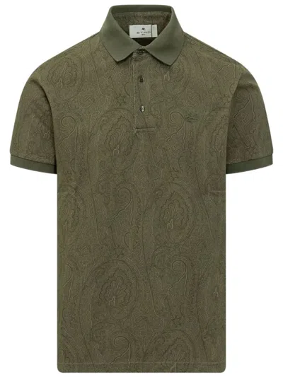 Etro Roma Polo In Green