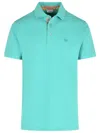 Etro 'roma' Polo Shirt Cotton In Light Blue