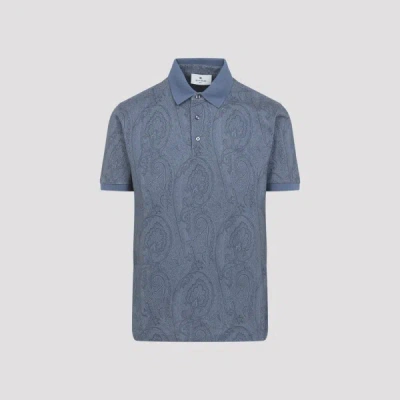 Etro Roma Polo Xl In Blue
